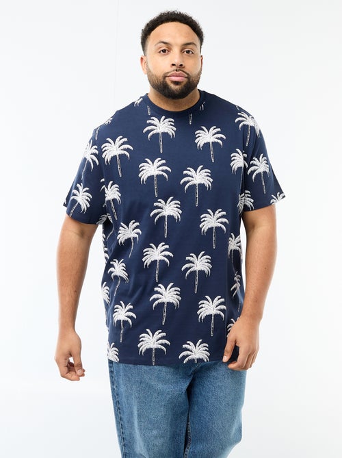 T-shirt stampata a maniche corte e girocollo - Kiabi