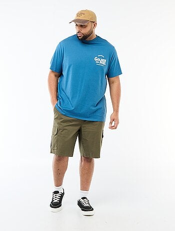 T-shirt stampata a maniche corte e girocollo