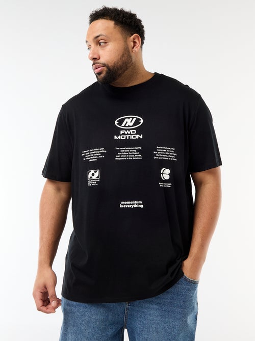 T-shirt stampata a maniche corte e girocollo - Kiabi