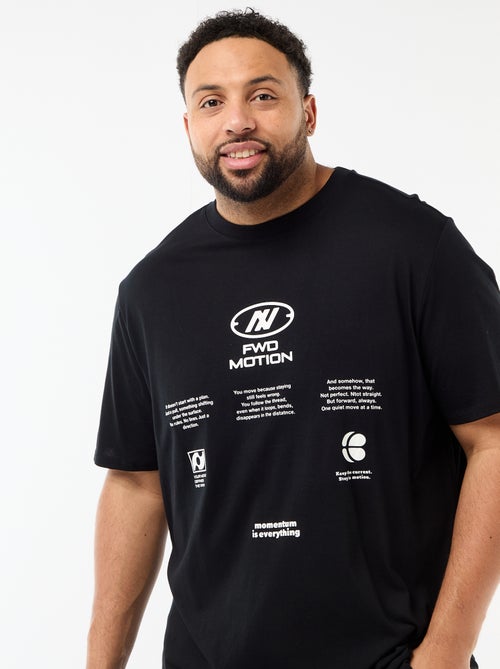 T-shirt stampata a maniche corte e girocollo - Kiabi