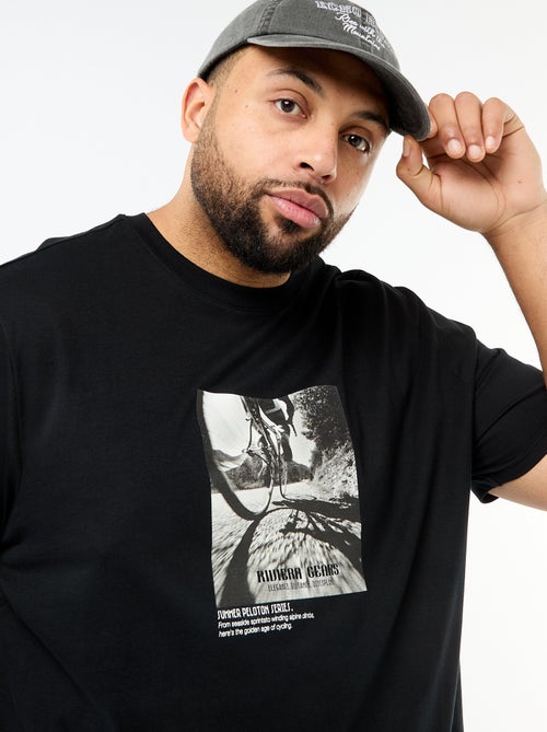 T-shirt stampata a maniche corte e girocollo - Kiabi