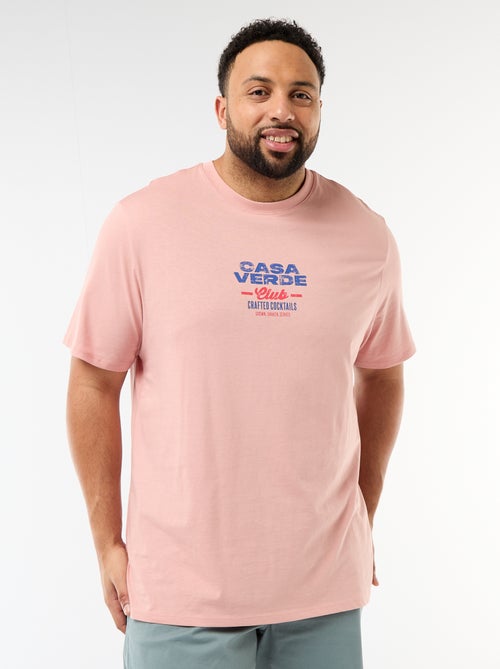 T-shirt stampata a maniche corte e girocollo - Kiabi