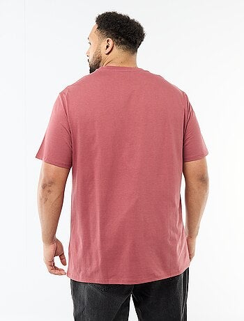 T-shirt stampata a maniche corte e girocollo