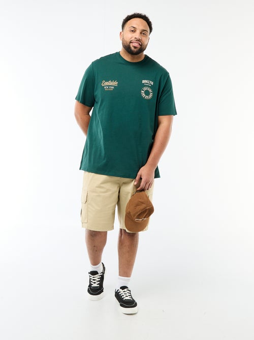 T-shirt stampata a maniche corte e girocollo - Kiabi