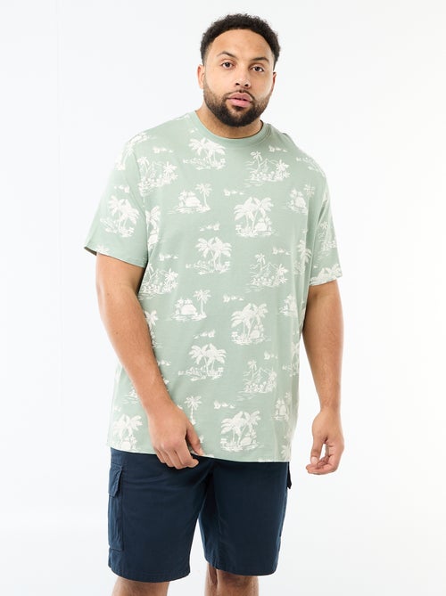 T-shirt stampata a maniche corte e girocollo - Kiabi