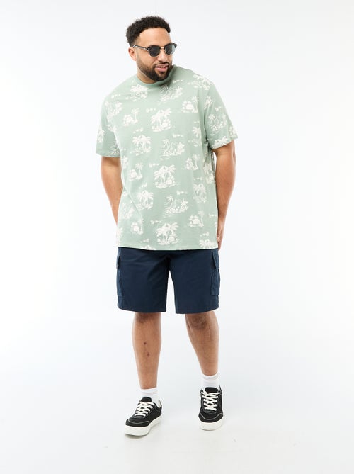 T-shirt stampata a maniche corte e girocollo - Kiabi