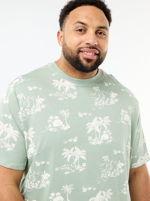 T-shirt stampata a maniche corte e girocollo - Kiabi