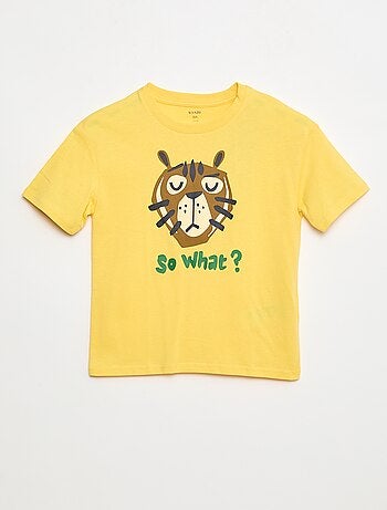 T-shirt stampata a maniche corte