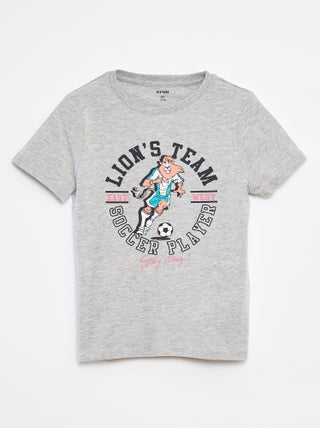 T-shirt stampata a maniche corte
