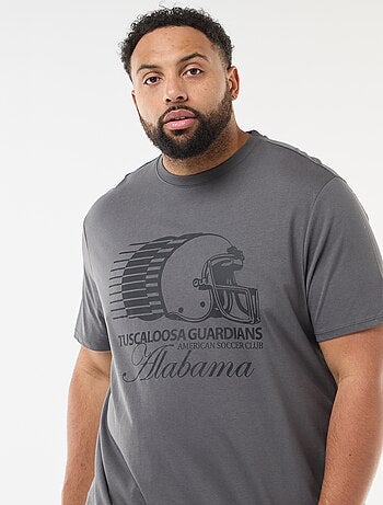 T-shirt stampata a maniche corte