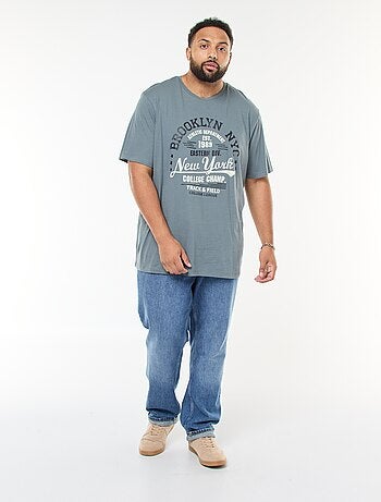 T-shirt stampata a maniche corte