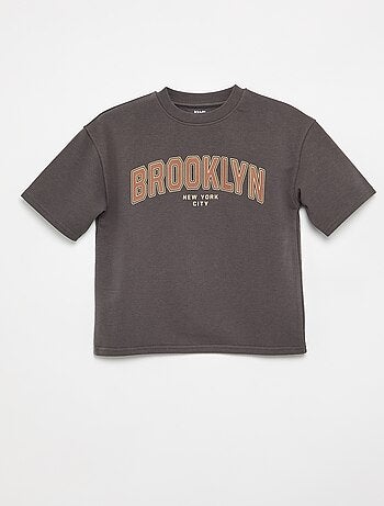 T-shirt stampata a maniche corte