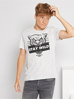 Ragazzo 10-18 anni - T-shirt stampata a maniche corte - Kiabi
