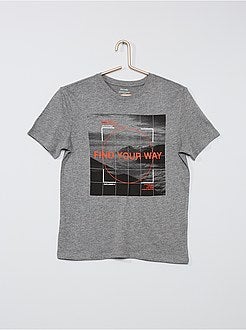 Ragazzo 10-18 anni - T-shirt stampata a maniche corte - Kiabi