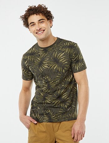T-shirt stampata a maniche corte