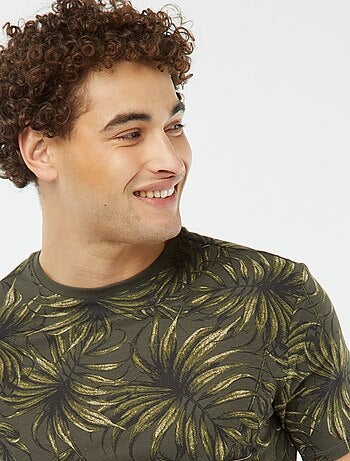 T-shirt stampata a maniche corte