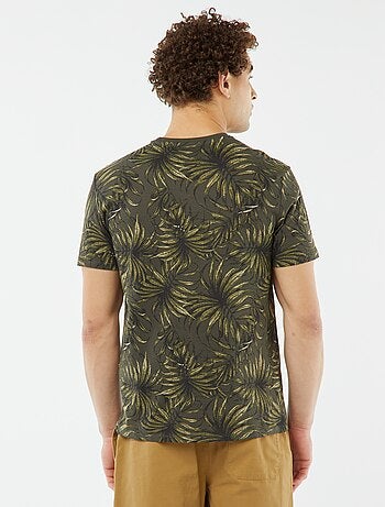 T-shirt stampata a maniche corte