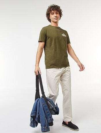 T-shirt stampata a maniche corte