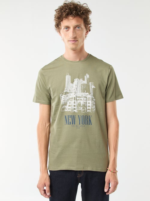 T-shirt stampata a maniche corte - Kiabi