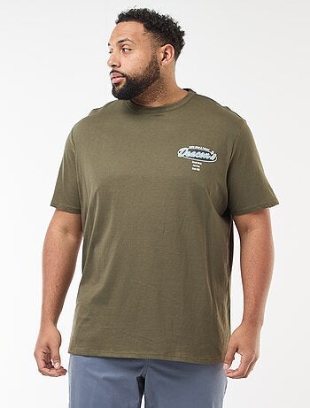 T-shirt stampata a maniche corte