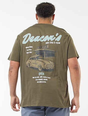 T-shirt stampata a maniche corte