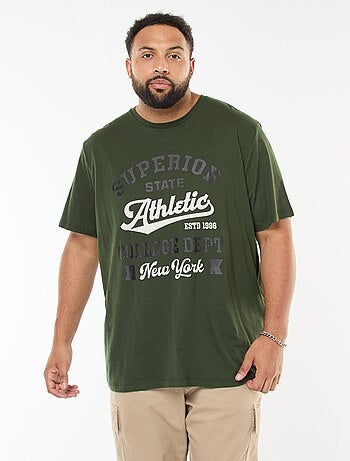 T-shirt stampata a maniche corte
