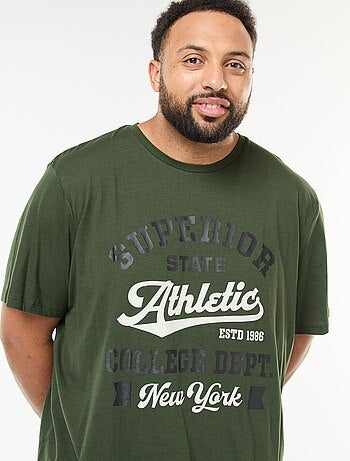 T-shirt stampata a maniche corte