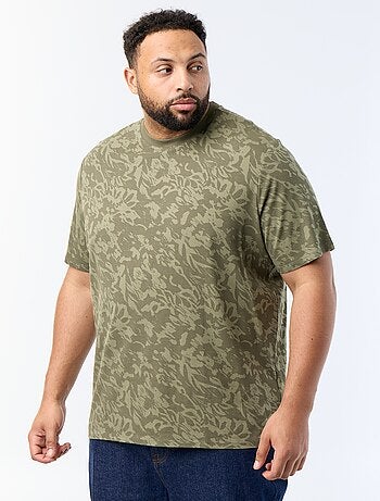T-shirt stampata a maniche corte