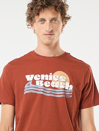 T-shirt stampata a maniche corte