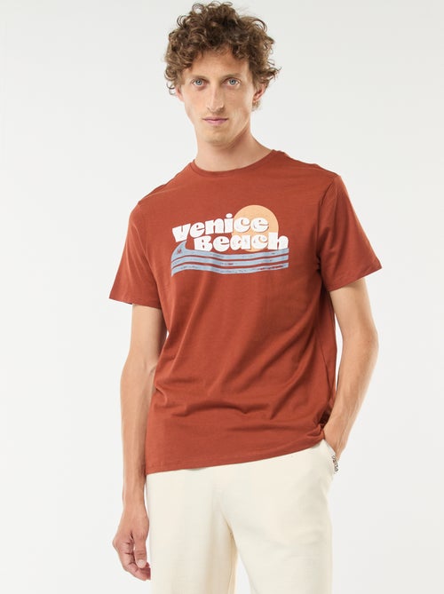 T-shirt stampata a maniche corte - Kiabi