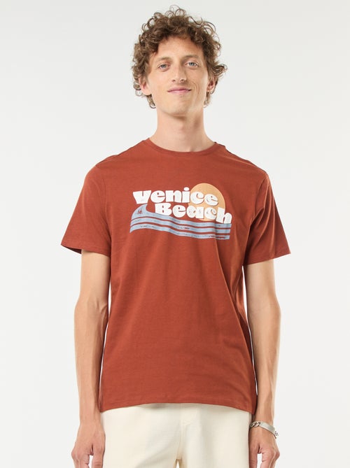 T-shirt stampata a maniche corte - Kiabi