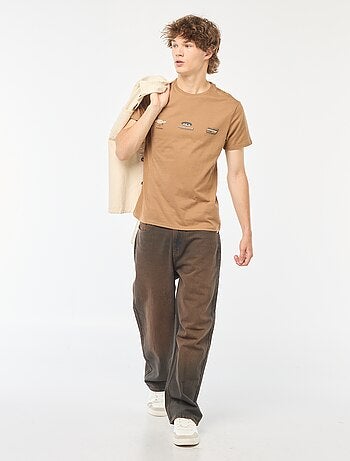 T-shirt stampata a maniche corte