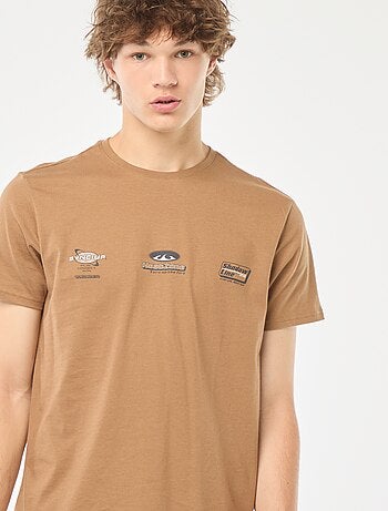 T-shirt stampata a maniche corte