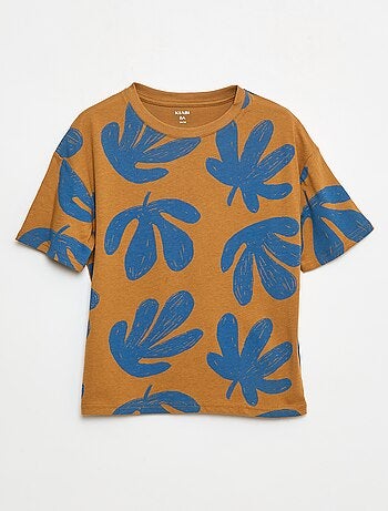 T-shirt stampata a maniche corte
