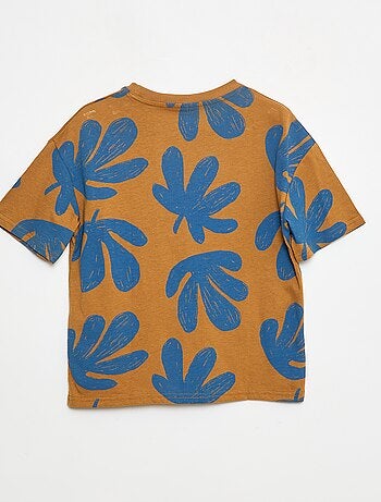 T-shirt stampata a maniche corte
