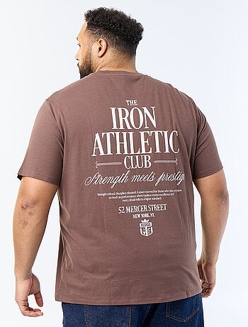 T-shirt stampata a maniche corte