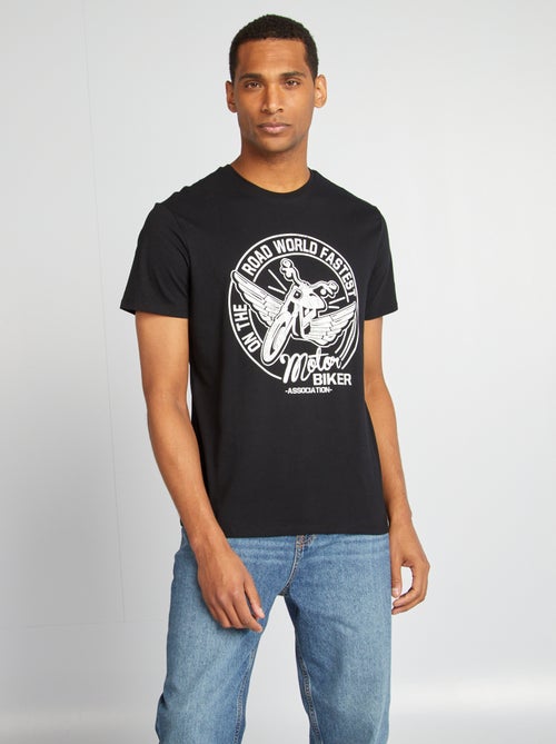 T-shirt stampata a maniche corte - Kiabi