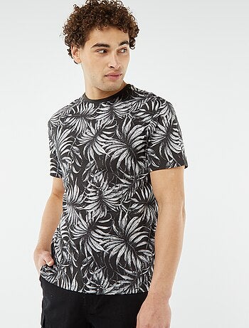 T-shirt stampata a maniche corte