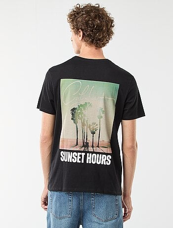 T-shirt stampata a maniche corte