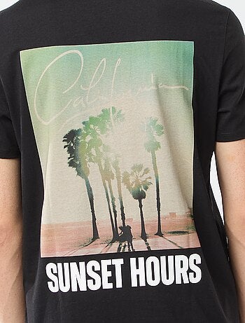 T-shirt stampata a maniche corte