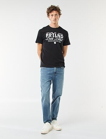 T-shirt stampata a maniche corte