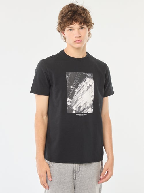 T-shirt stampata a maniche corte - Kiabi