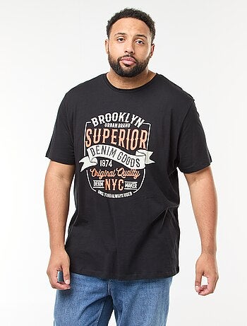 T-shirt stampata a maniche corte