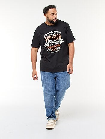 T-shirt stampata a maniche corte