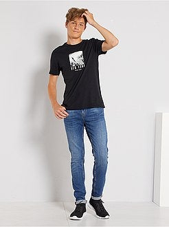 Ragazzo 10-18 anni - T-shirt stampata a maniche corte - Kiabi