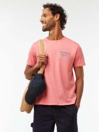 T-shirt stampata a maniche corte