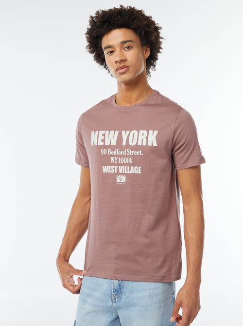 T-shirt stampata a maniche corte - Kiabi