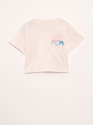 T-shirt stampata a maniche corte