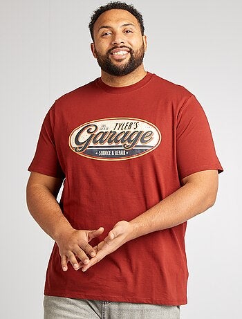 T-shirt stampata a maniche corte