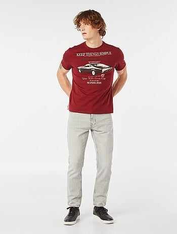 T-shirt stampata a maniche corte